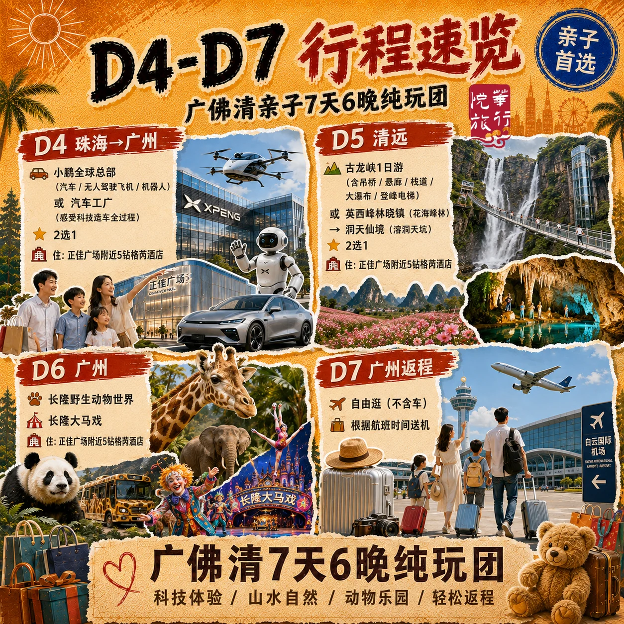 海报行程 D4–D7